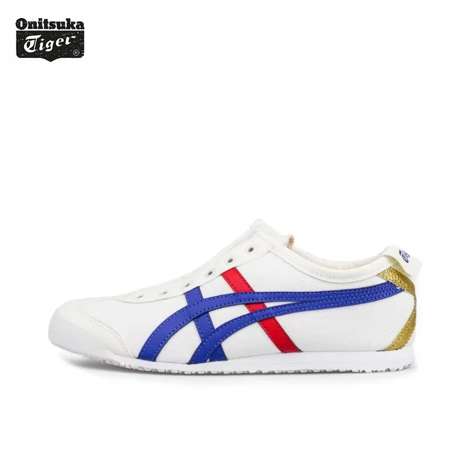 thumbnail image 1 of Zapatillas de running Asics Onitsuka Tiger MEXICO 66 sin cordones con suela flexible para hombre y mujer Zapatillas clásicas de lona, 1 of 5