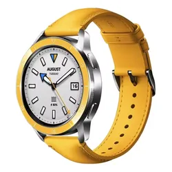 Premium 22MM Leather Sports Strap - Soft, Comfortable Bracelet in Vibrant Colors for 22mm (4)