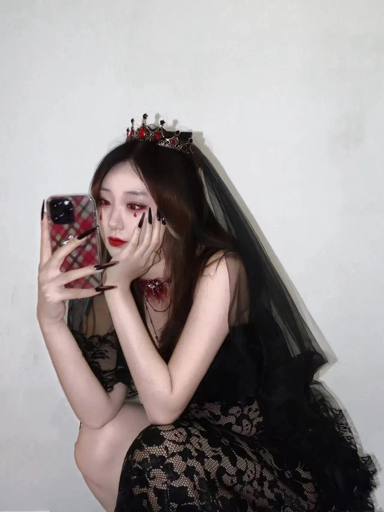 Hollowed Transparent Dress - Gothic Aesthetic photo review