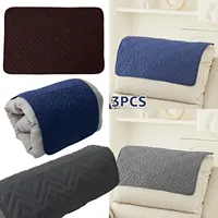3Pcs Recliner Headrest Protector Polyester Waterproof Sofa Headrest Cover Anti Cat Scratching Mat Furniture Protector for Home 1