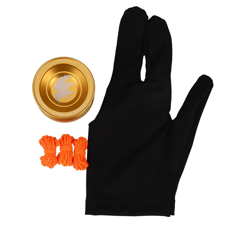 BEBOOYOYO Metal Yoyo Professional Yoyo Set Yo Yo + Glove G6 Yo-Yo Metal Classic Toys Gift Present