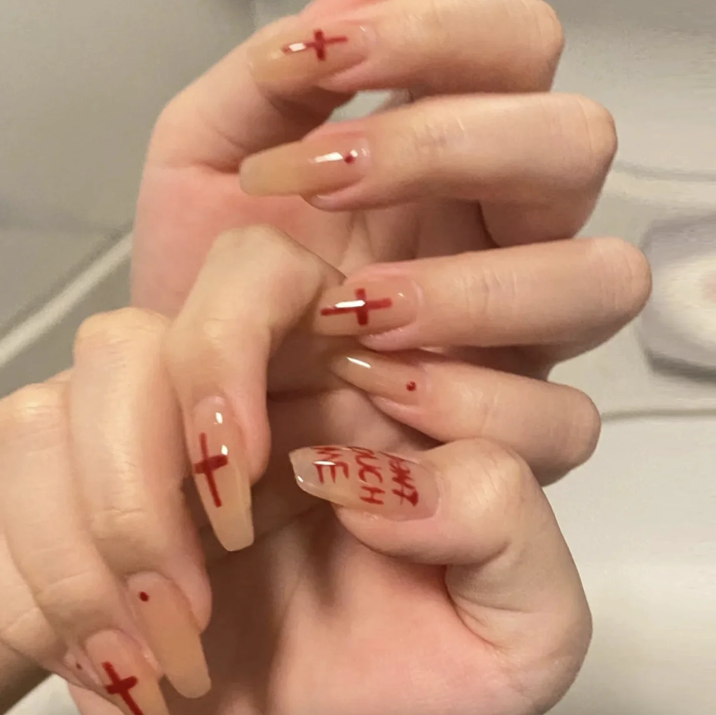 louis vuitton nails  Red bottom nails, Short acrylic nails, Louis vuitton  nails