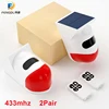 PIR Alarm System Security Alarms For Home 433MHZ Motion Detector Outdoor Solar Alarm With Remote Control PIR Motion Sensor 1