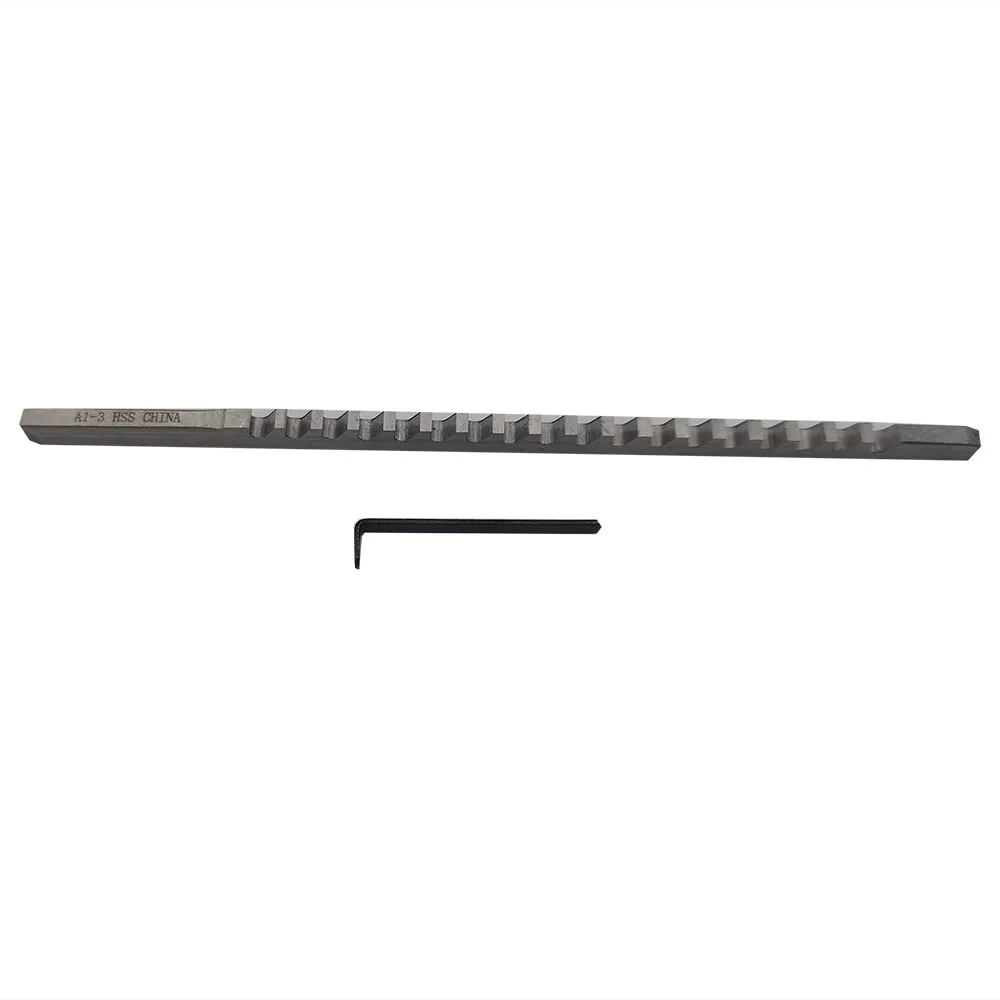 Keyway Broach Tools 3mm Push-Type Keyway Broach A1 Metric Size HSS Keyway Cutting Tool Knife For CNC Router Metalworking