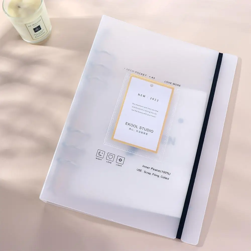 A5 Binder Storage Collect Book & Photo Organizer Journal Diary Agenda Planner Cover School Stationery