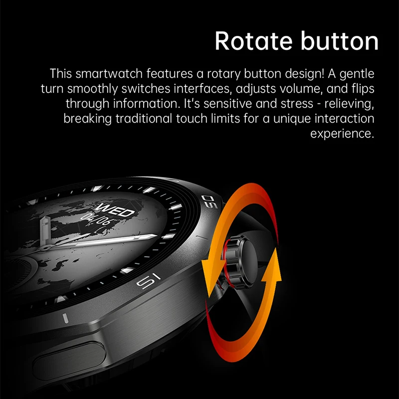 For Huawei Watch GT5 Pro Smart Watch 1.53 Inch 360*360 HD Screen GPS Tracker Bluetooth Call Health Monitoring Watch Men Women 3