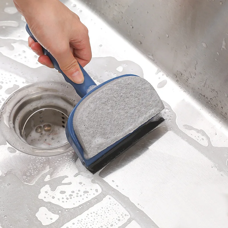 

Glass Wall Cleaning Multi-functional Glass Window Wiper Brush Double-sided Shower Squeegee Cleaner Mirror Wiper Scraper Bathroo