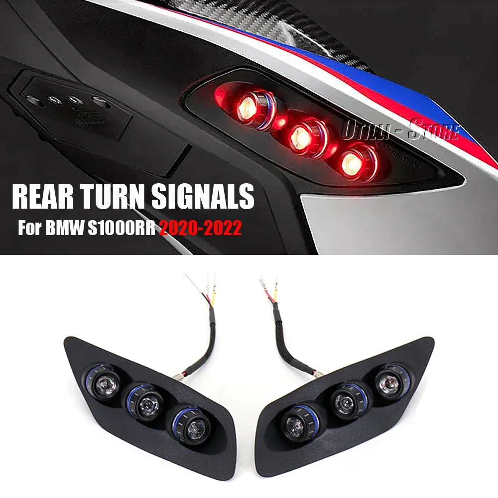 

Motorcycle LED Rear Flasher Indicator Blinker Lamp Turn Signal Light Accessorie For BMW S1000RR s1000rr S 1000 RR 2020 2021 2022