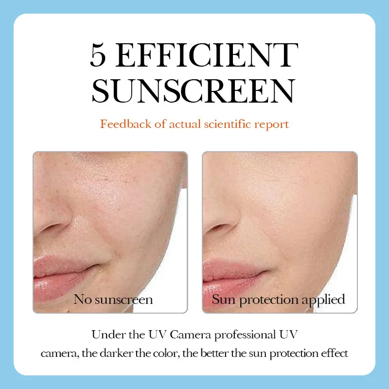 Facial Body Sunscreen Vitamin C Whitening Sun Cream Skin Protective Cream Isolation Waterproof And Sweat-proof SPF 60