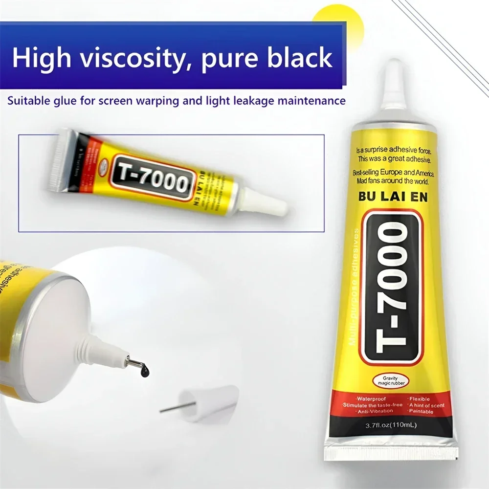 15ML 50ML 110ML B-7000 Clear Contact Phone Repair Adhesive Universal Glass Plastic DIY Glue T7000 with Precision Applicator Glue 5