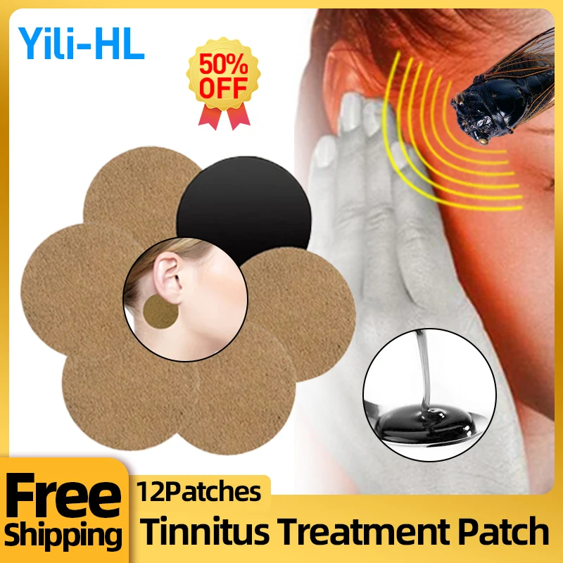 

Tinnitus Treatment Patch Ear Pain Relief Herbal Plaster Improve Hearing Loss Deafness Therapy Chinese Medicine