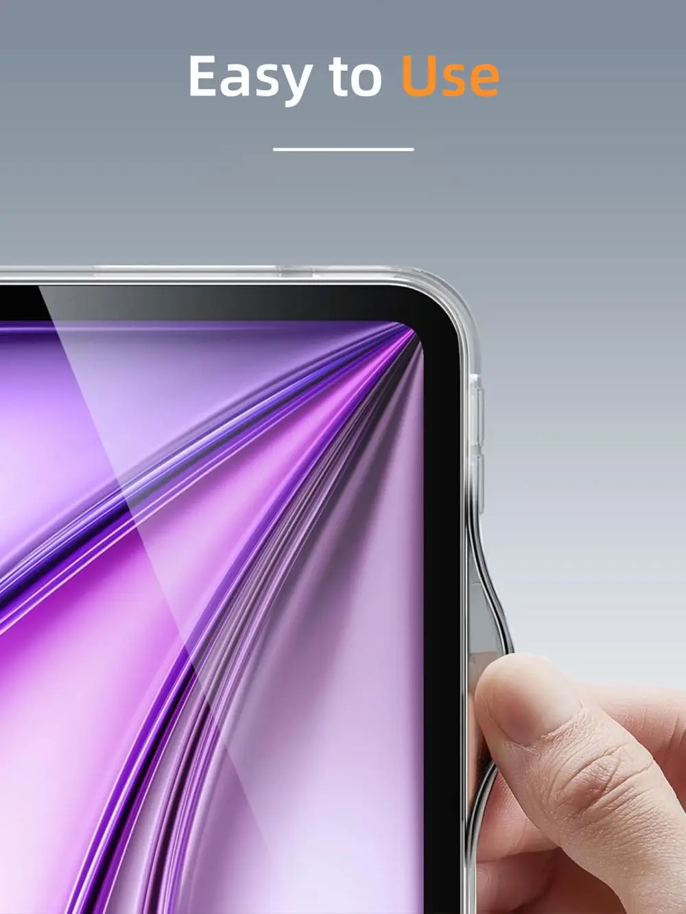 Sleek Universal Transparent Tablet Protective Cover