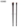 KSHBO 2pcs/set Brow Contour Brush Eyebrow Eyeliner Brush Portable Small Angled Eyebrow Liner Brush Women Makeup Cosmetic Tools