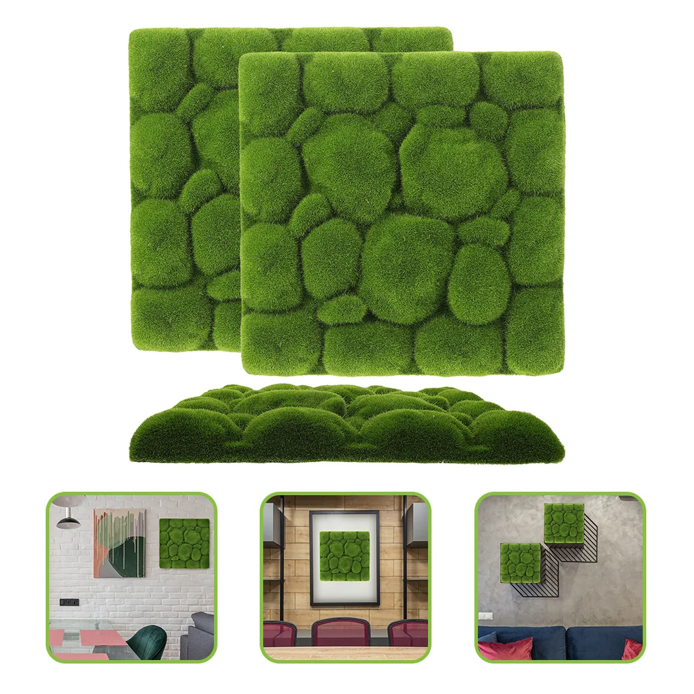

Simulation Moss Foam Board Green Plants Moss Foam Board False Moss Stone Plant Background Wall Diy Decor Wall Hanging Decor