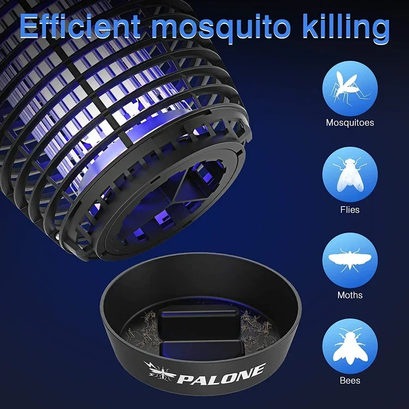 Electric Mosquito Killer Lamp 4500V 20W for Indoor and Outdoor Garden Yard