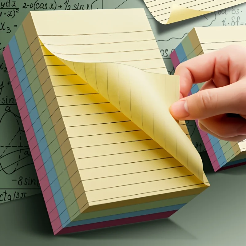 Morandi style sticky notes strong adhesion for office students postgrad exam marking cute practical note pads - 4