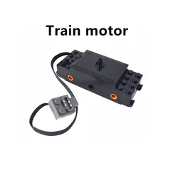Enhanced Train Accessories and Building Block Set with Wheel Track Parts and Power Functions (Train - motor)