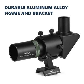 Star Finder 6*30mm 90-Degree Right-Angle Left And Right Inverted Image With Crosshair Alloy High-Clear Astronomical Accessories