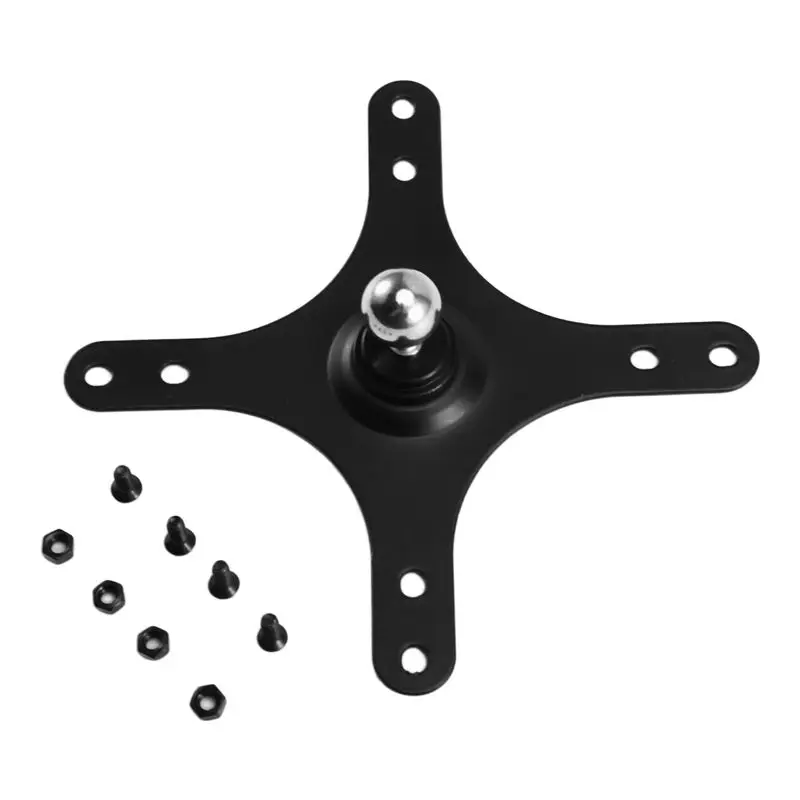 휴대용 모니터용 VESA 장착 브래킷 플레이트가 있는 베스트셀러 벽걸이형 홀더 100X100mm 75X75mm 17Mm 볼 베이스 세트 BLAC