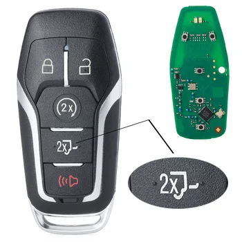 Keyforkess 902MHz ID49 Chip M3N-A2C31243300 Smart Remote Key Fob per Ford Fusion Explore Edge F-Series Mustang per Lincoln MKC MKX 3 Keyforkess 902MHz ID49 Chip M3N-A2C31243300 Smart Remote Key Fob per Ford Fusion Explore Edge F-Series Mustang per Lincoln MKC MKX - KEYECU 902MHz ID49 Chip M3N A2C31243300 Smart Remote Key Fob per Ford Fusion Explore Edge