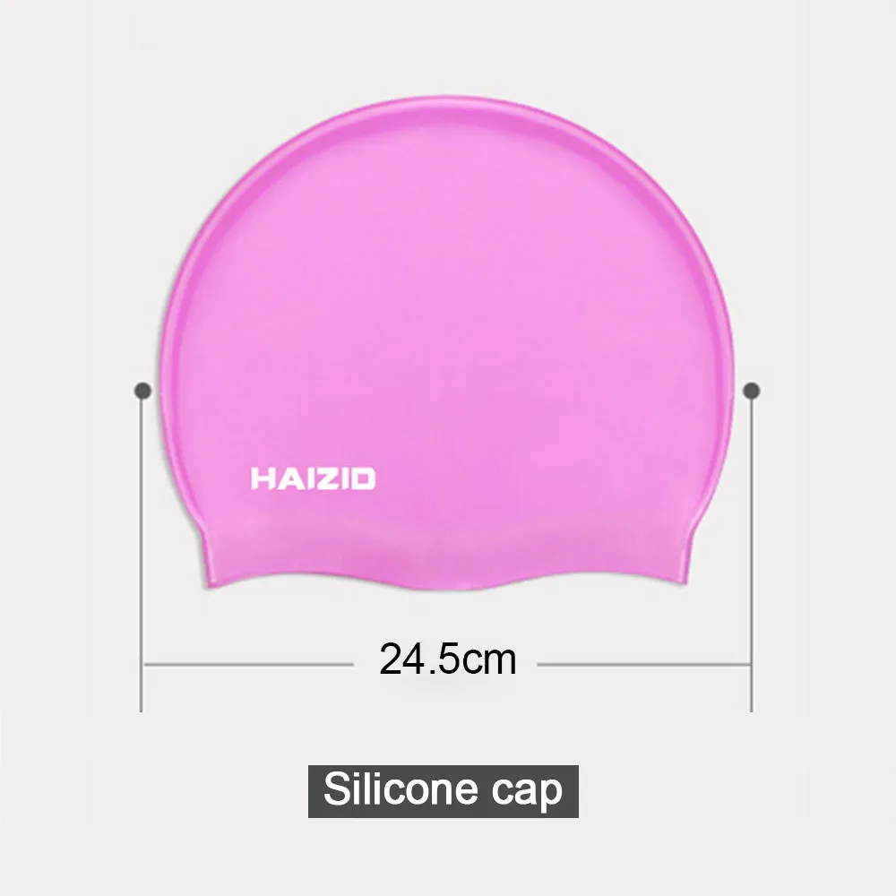 Details about   Latex Swimming Cap Solid Color For Adult Men Women 