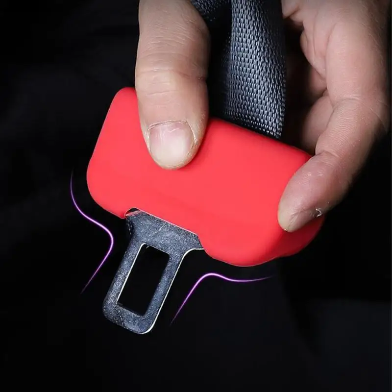 

Защитный силиконовый чехол для ремня безопасности Tesla Model 3/Y, аксессуары для интерьера Tesla, автомобильный защитный рукав, зажим для ремня безопасности