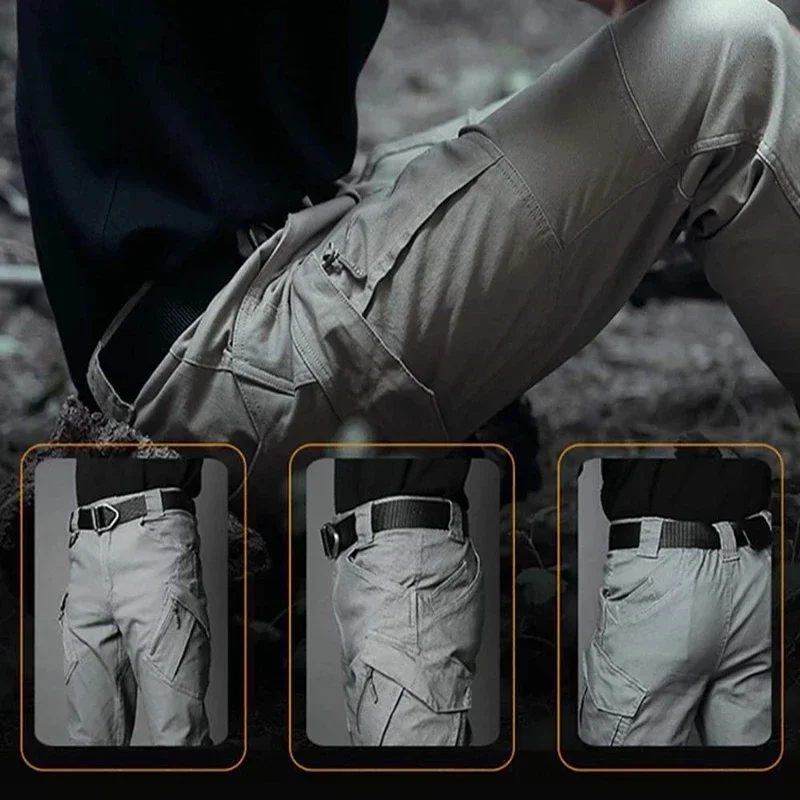Tactical Pants Camouflage Tactical Cargo Pants Men Outdoor Waterproof Trousers Casual Multi Pocket Pants Male Work Joggers