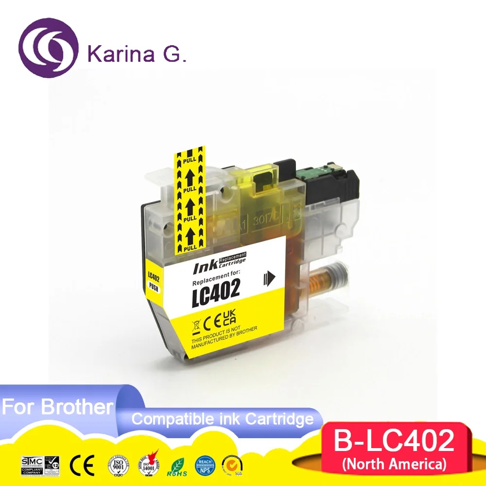 Standard capacity LC402 LC 402 Premium Compatible Ink Cartridge For MFC-J5340DW