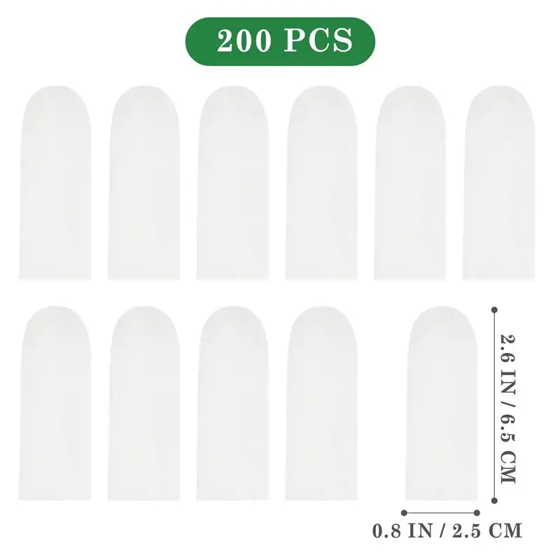 Cotton Finger Covers Thumb Sucking Stop For Kids Silicone Finger Protectors Sleeves Anti-slip Protective Guards 200Pcs
