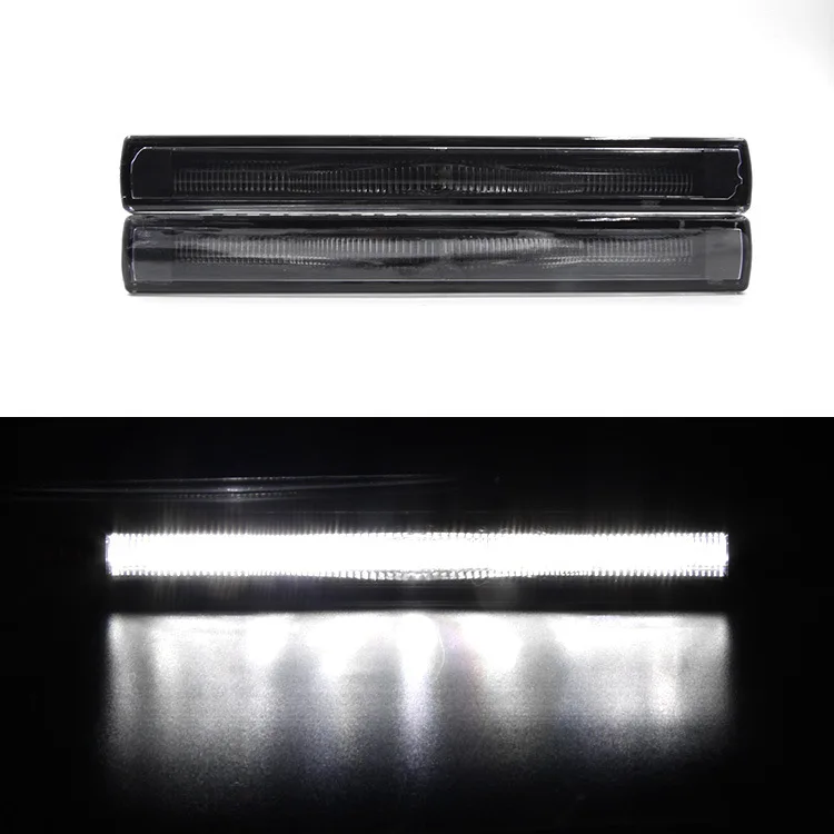 2Pcs Automotive LED Daytime Running Light Universal Light Guide Driving Lights Modified High-brightness High-power Daylights detail image 1