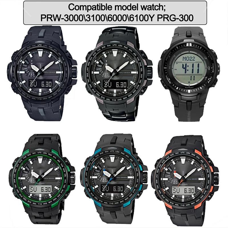    Ʈ,  , ð ׼, Casio ProTrek PRW3000, 3100, 6000, 6100Y PRG300  
