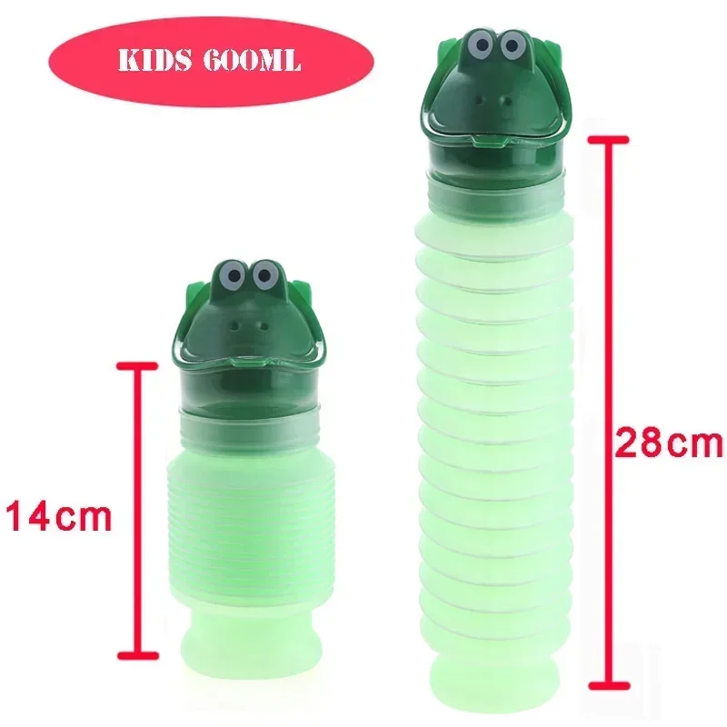 Emergency Portable Kids Urinal Outdoor Car Travel Shrinkable Toilet Pee Bottle Anti-leakage Boy Girl Training Potty 3