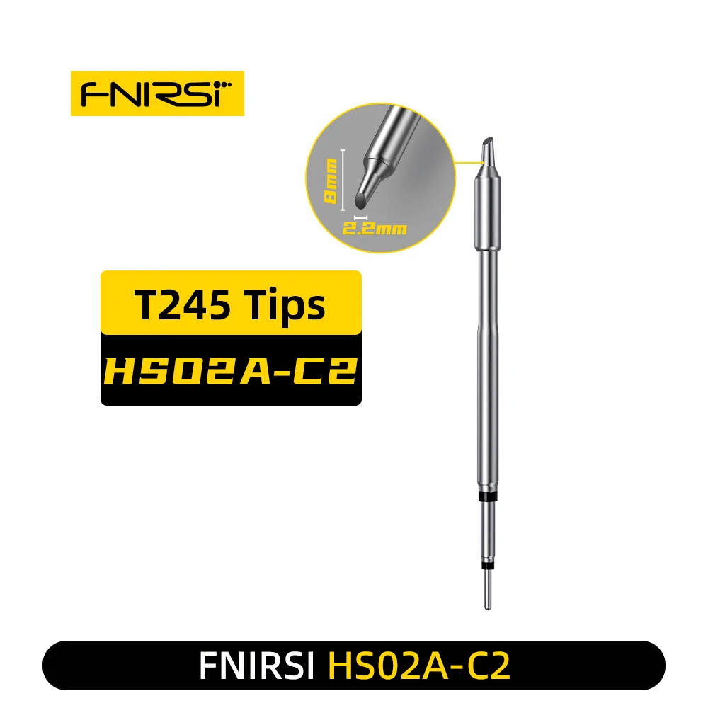Enhanced Soldering Tip for FNIRSI HS02 Series - Premium Replacement for DWS-200 Station Accessories