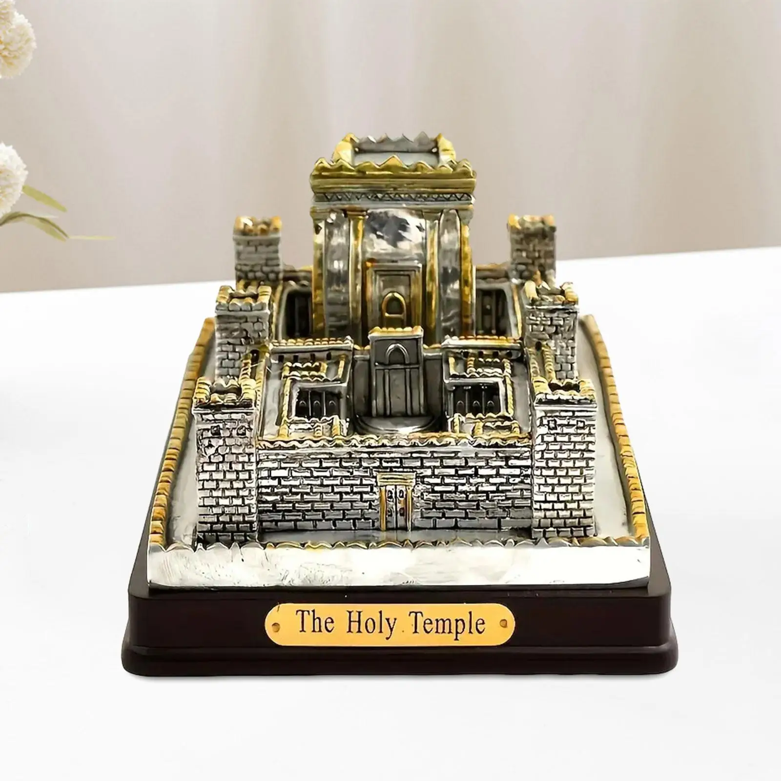 The Holy Temple Statue Collectible Creative Table Sculpture Jerusalem Model For Office Shelf Desk Cabinet Housewarming Gift