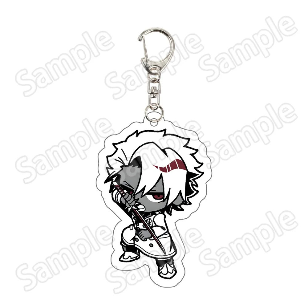 Bleach Anime Acryl-Schlüsselanhänger, doppelseitiger Druck, Byakuya Kuchiki, Kenpachi Zaraki, Cartoon-Anhänger, Cosplay-Geschenk – Detail 5