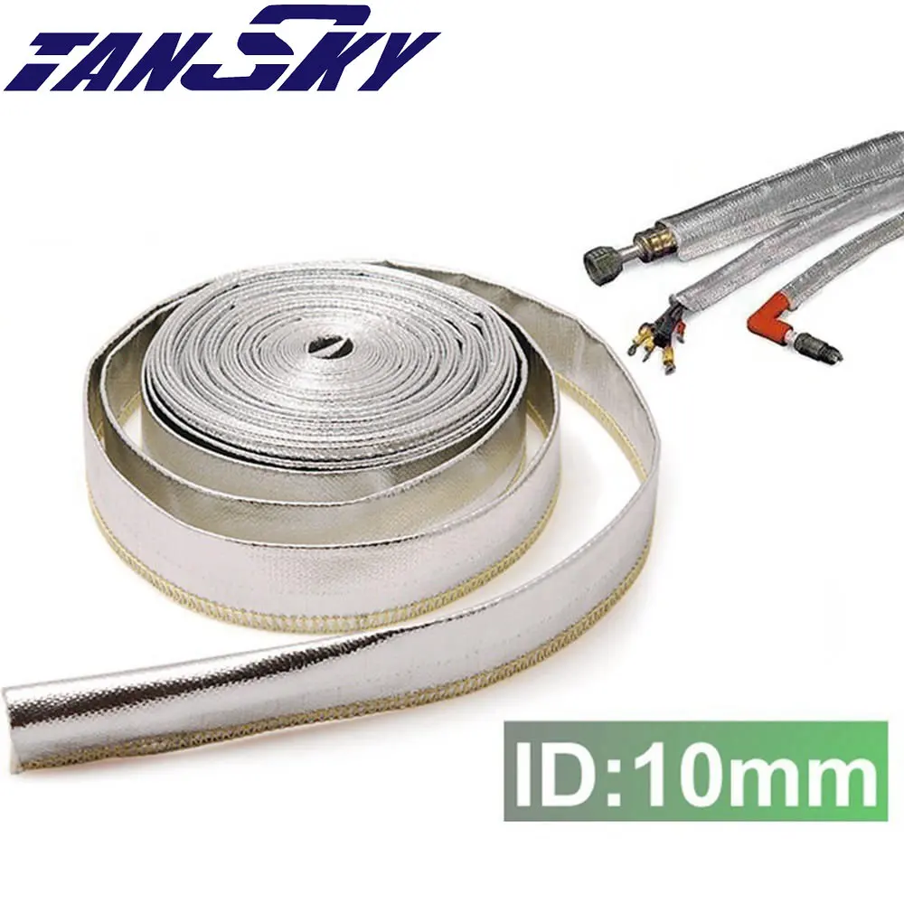 Heat Shield Sleeve Insulated Wire Hose Cover Wrap Loom Tube 10mm*10meter  For Ford Nova 71-73 TK-WR100GZ - AliExpress