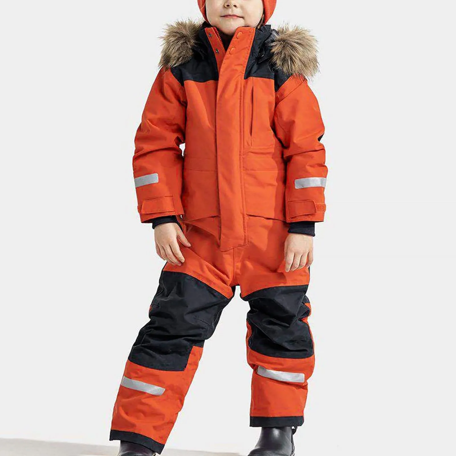 Children Ski Snowsuit Overall Winter Clothes for Toddler children jackets