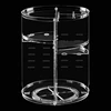 Rotating Makeup Organizer,360° Degree Spinning Make Up Stand,Large Capacity Clear Cosmetic Organizer,Adjustable Display Durable 4