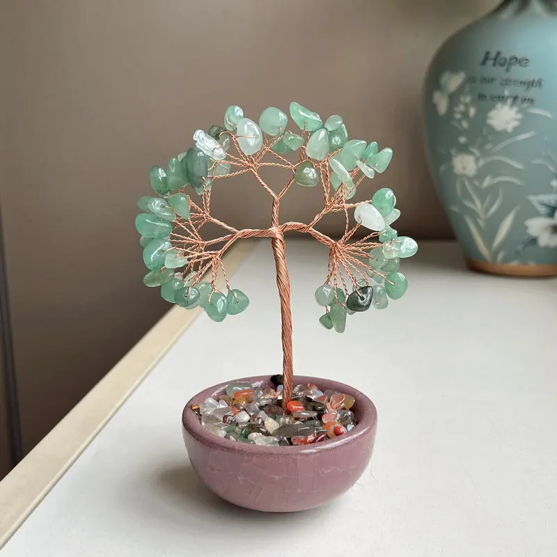 Pure natural crystal tree hand-made, energy-healing degaussing crystal, exquisite crystal pendants