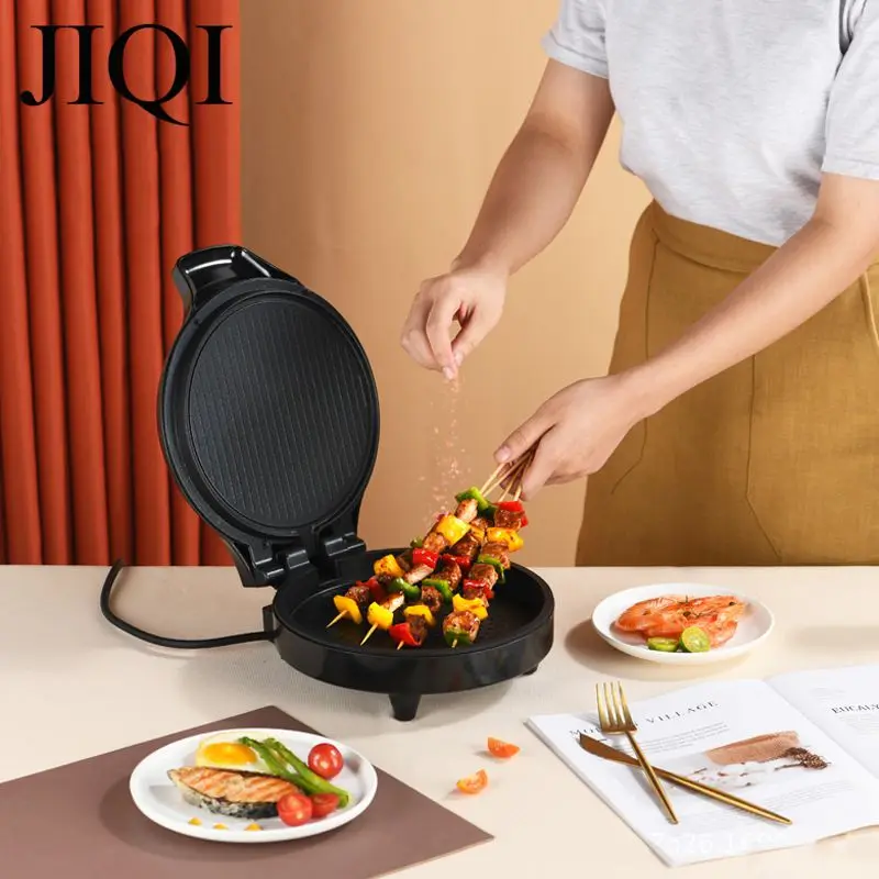 Mini Thermostatic Electric Baking Pan Double-side Heating Dual Control Grill Deepening Hover Electricity Cake Clang Make Pancake