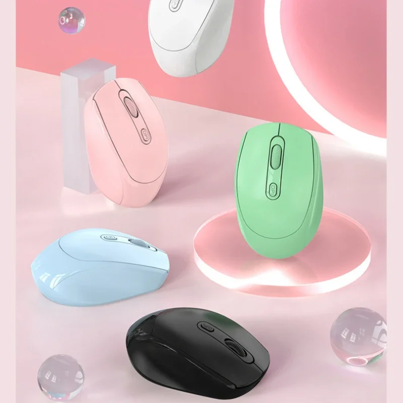 Bluetooth Wireless Mouse, 2.4G Portable Optical DPI Mouse, Great for Laptop, Chromebook, PC, Mac, Windows and School Work