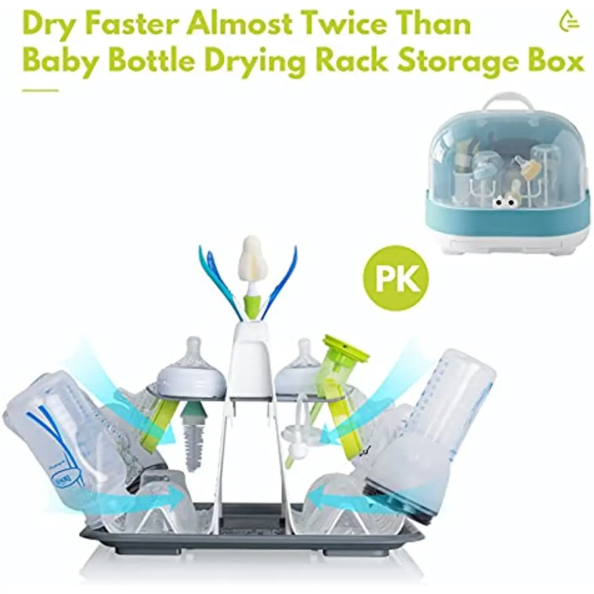 Tommee Tippee Bottles Baby Bottle Storage Box With Cover Nursing