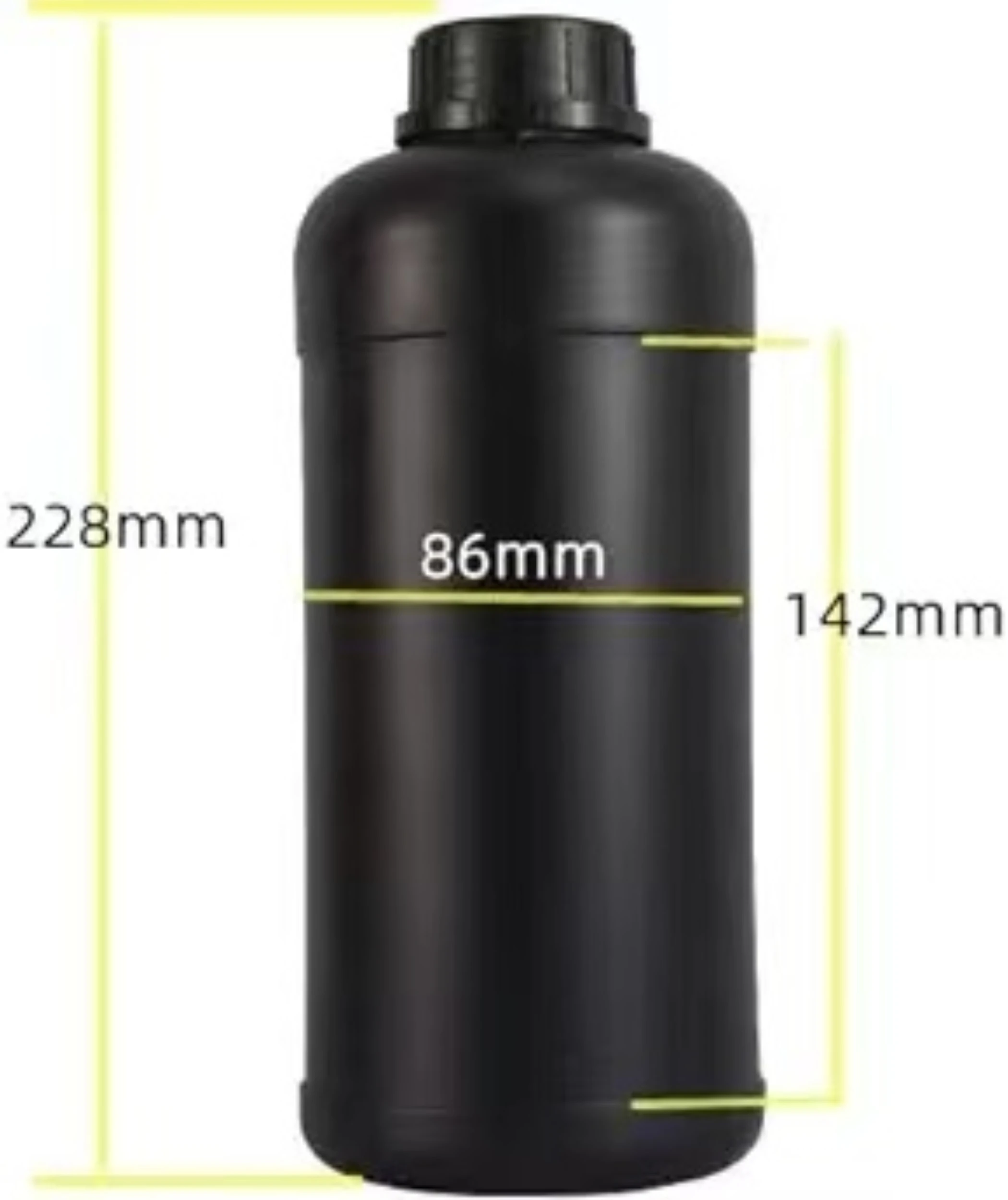 3pcs 컬러 병 암실 1000ml 개발자 화학 병 마개 해결사 필름 처리 Aarkroom 장비 필름 카메라 Accesso