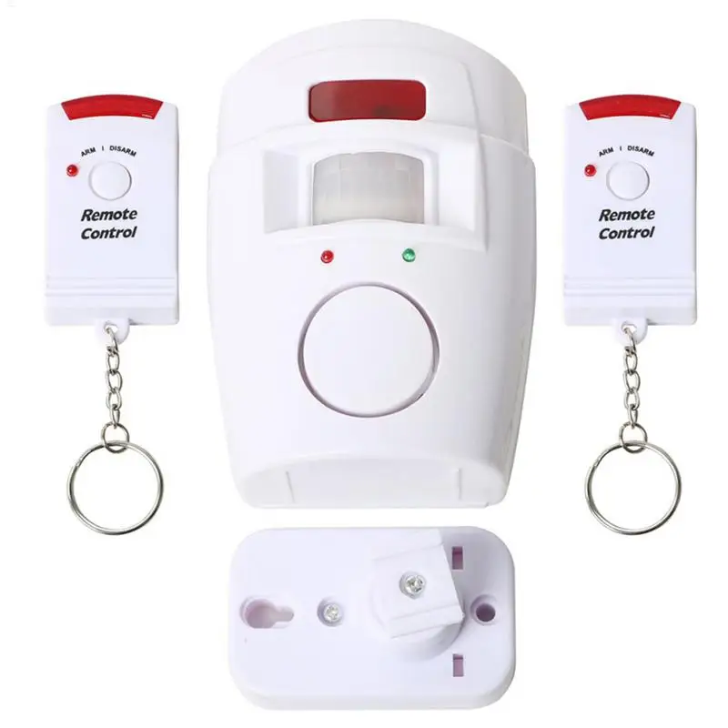 Remote Control Wireless Door Window Home Alarm Wireless PIR / Motion Alarm Sensor with 2 Remote Control Alarm 120db