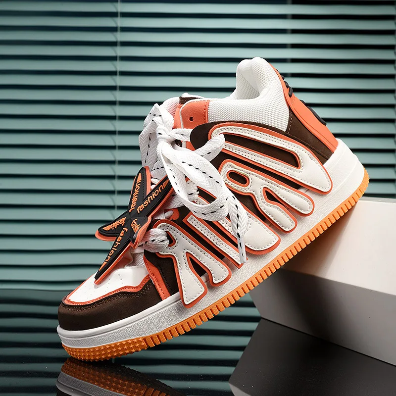 

Кроссовки PARZIVAL мужские для скейтборда, Повседневные Дышащие, модная Уличная обувь, на весну