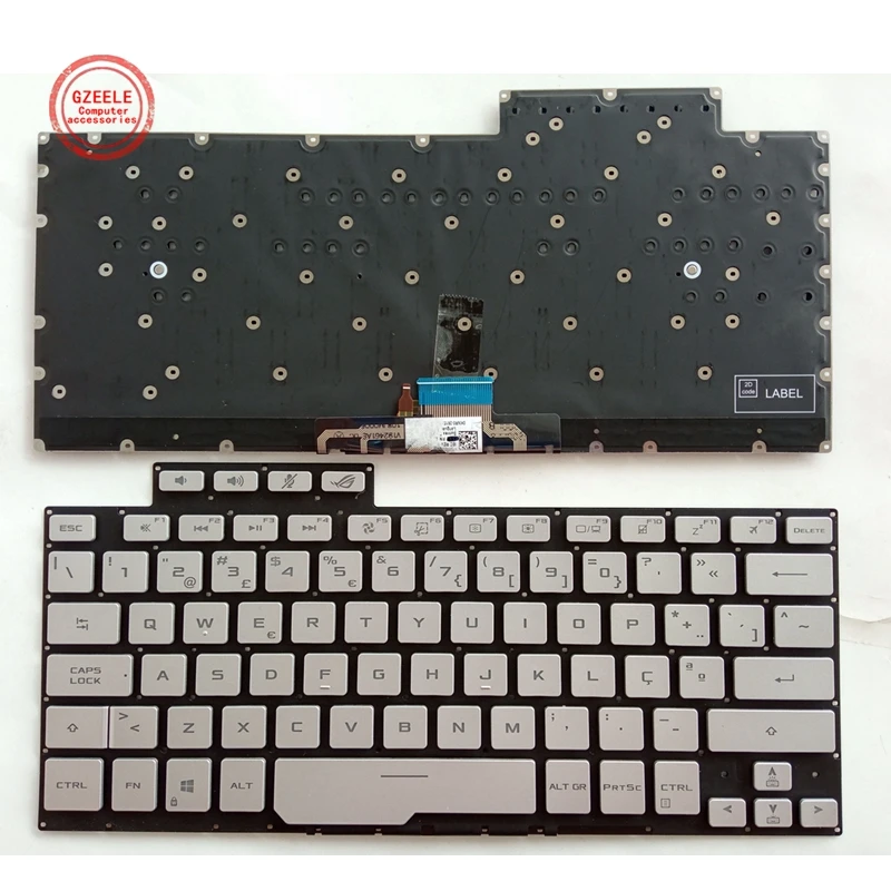 Tastiera Per Laptop Po Per Asus Rog Zephyrus G14 Ga401 Ga401U Ga401M Ga401I Muslimretroilluminato