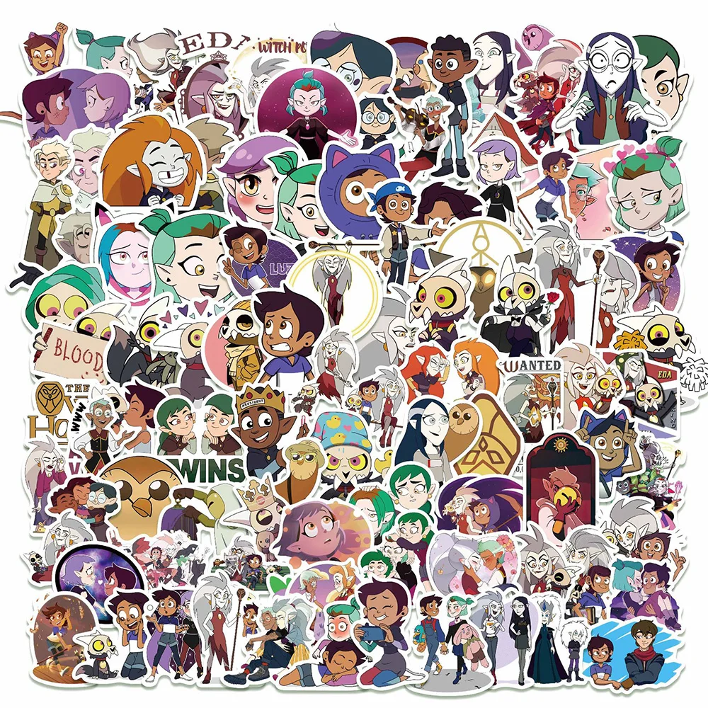 

10/30/50/100pcs Disney Cartoon The Owl House Graffiti Stickers Anime Decal Kids Toy Waterproof DIY Laptop Phone Car Cool Sticker