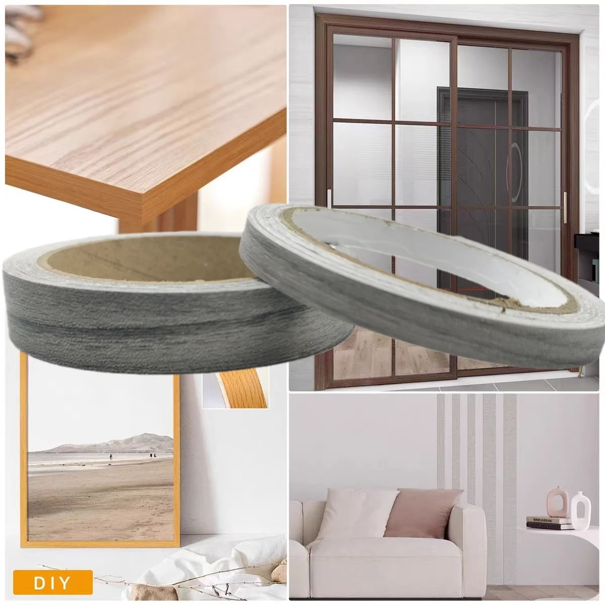 Glossy PVC Edge Banding for Wood Furniture and Cabinetry