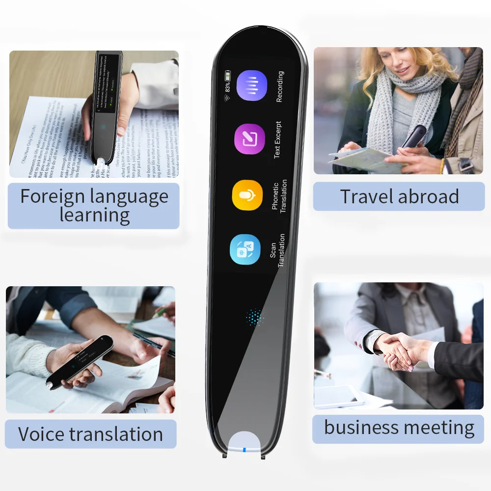 Scan Reader translation pen X2 112 Languages Translator and Reading Pen For Reading Smart Voice Translation E-Dictionary