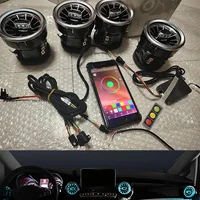 Prada-Sortie d'aération avant LED pour voiture, sortie de climatisation intérieure turbo pour Mercedes Benz Classe V EQV Vito Viano Valente Metris W447 3